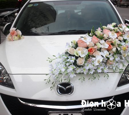 Mẫu xe hoa cưới bằng lụa hoa lan hồ điệp hiện đại mã XHG-082 giá rẻ (13)