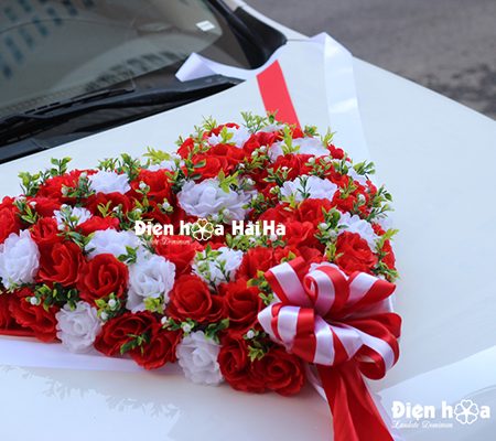 mua hoa giả trang trí xe cưới giá rẻ 4 nóc to mã XHG-046 bền đẹp (4)
