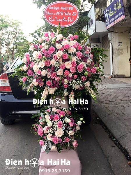 Đặt hoa tươi chúc mừng khai trương - Hồng Phát