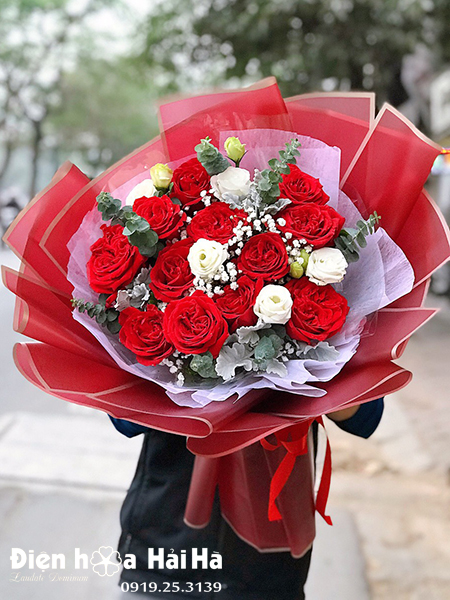 Bó hoa hồng đỏ đẹp - Scarlet