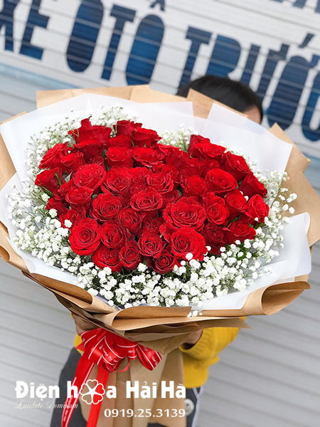 Bó hoa tặng sinh nhật hồng đỏ