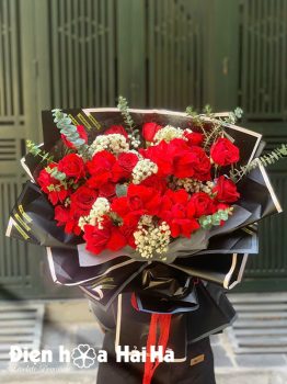 Bó hoa hồng đỏ – Tình yêu