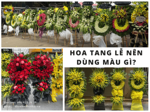 Hoa tang lễ nên dùng hoa màu gì cho hợp?