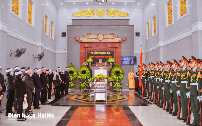 Không gian nhà tang lễ Văn Điển Thanh Trì