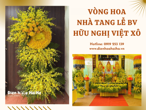 Đặt vòng hoa nhà tang lễ Việt Xô 10 phút có 0919253139