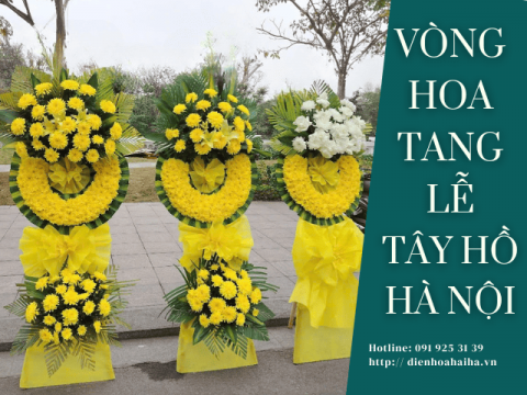 Đặt vòng hoa tang lễ tại Tây Hồ Hà Nội 0919253139