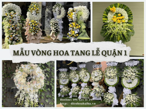 Đặt vòng hoa tang lễ quận 1 nhanh gấp | 0919253139