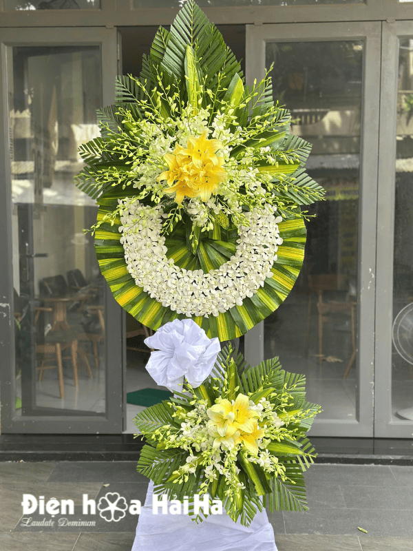 Mẫu vòng hoa đám tang Bình Chánh phổ biến