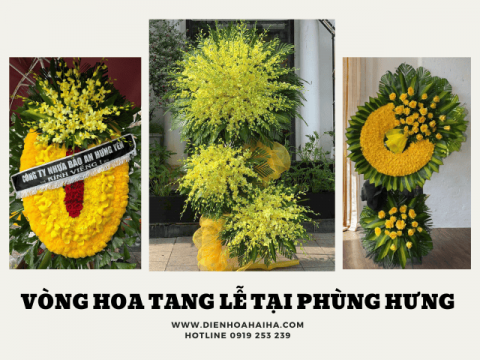 Đặt vòng hoa tang lễ tại 125 Phùng Hưng Hà Nội | 0919253139