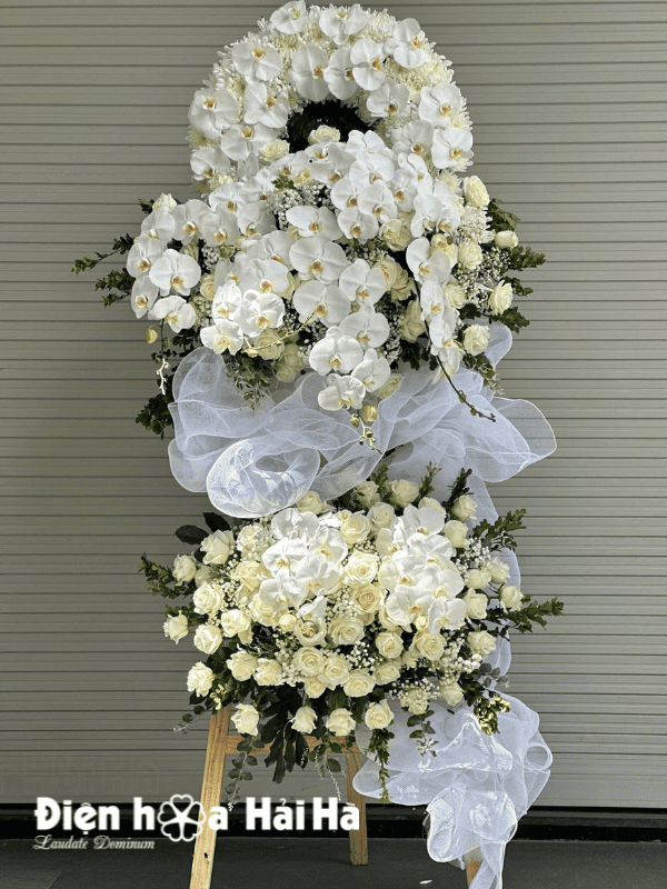 Kệ hoa tang lễ Q4 lan hồ điệp VIP
